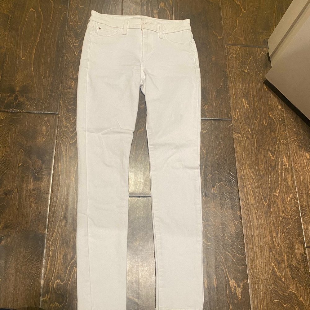 Women's Joe's Jeans "Flawless The Icon, Mid Rise Skinny Ankle" White Jeans, W26